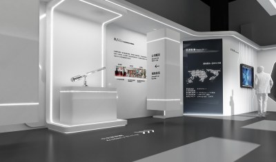 现代科技展厅3D模型下载